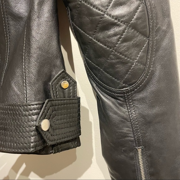 BLINK by DANIER | Leather Moto Jacket - Picture 8 of 11